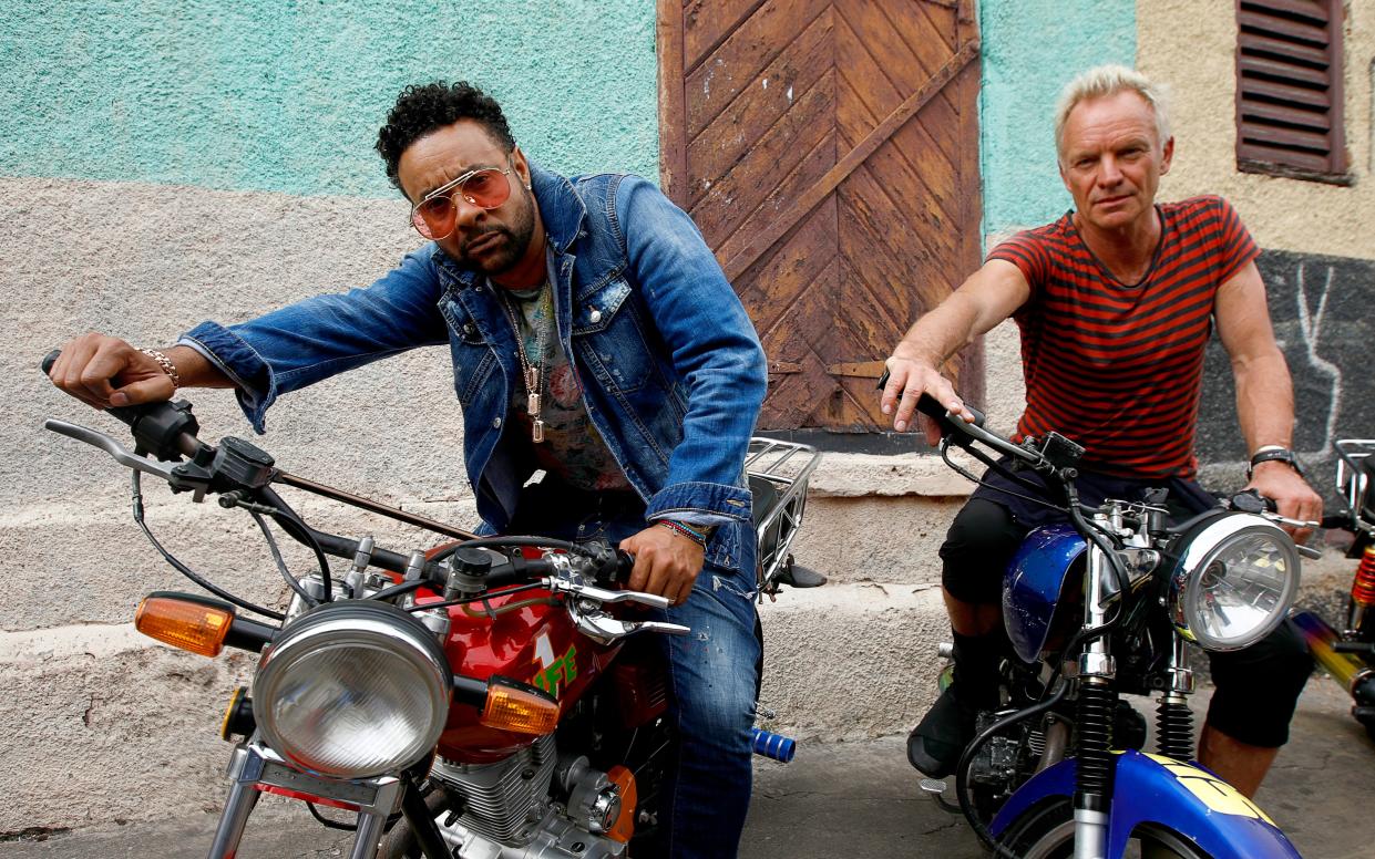 Sting and Shaggy, who will perform together at the Queen's birthday concert