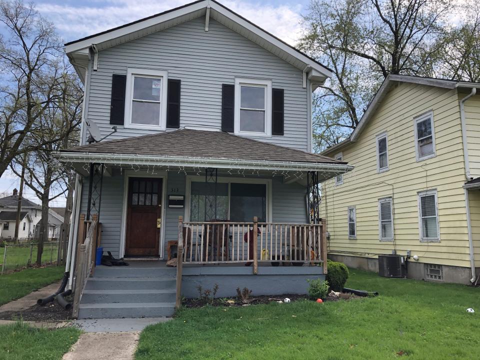 The childhood home of J.D. Vance, the author of "Hillbilly Elegy" in Middleton, Ohio.