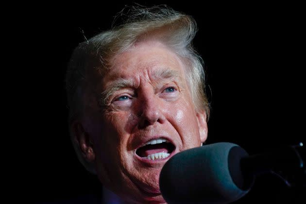 As president, Donald Trump had a reputation for being easily bored during White House briefings. However, a new report claims he lapped up intelligence presentations that dished dirt about rival world leaders he didn’t like. (Photo: Morry Gash via Associated Press)