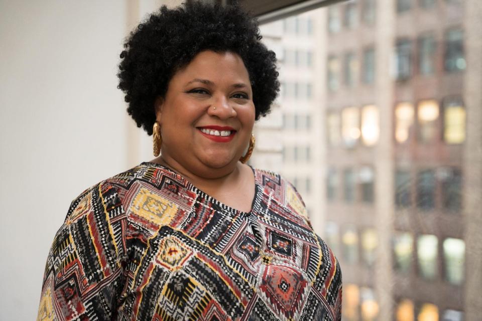 Tanisha Malcom in January 2023 after being appointed to the New York City Department of Health and Mental Hygiene’s Bureau of Mental Health Consumer Advisory Board.