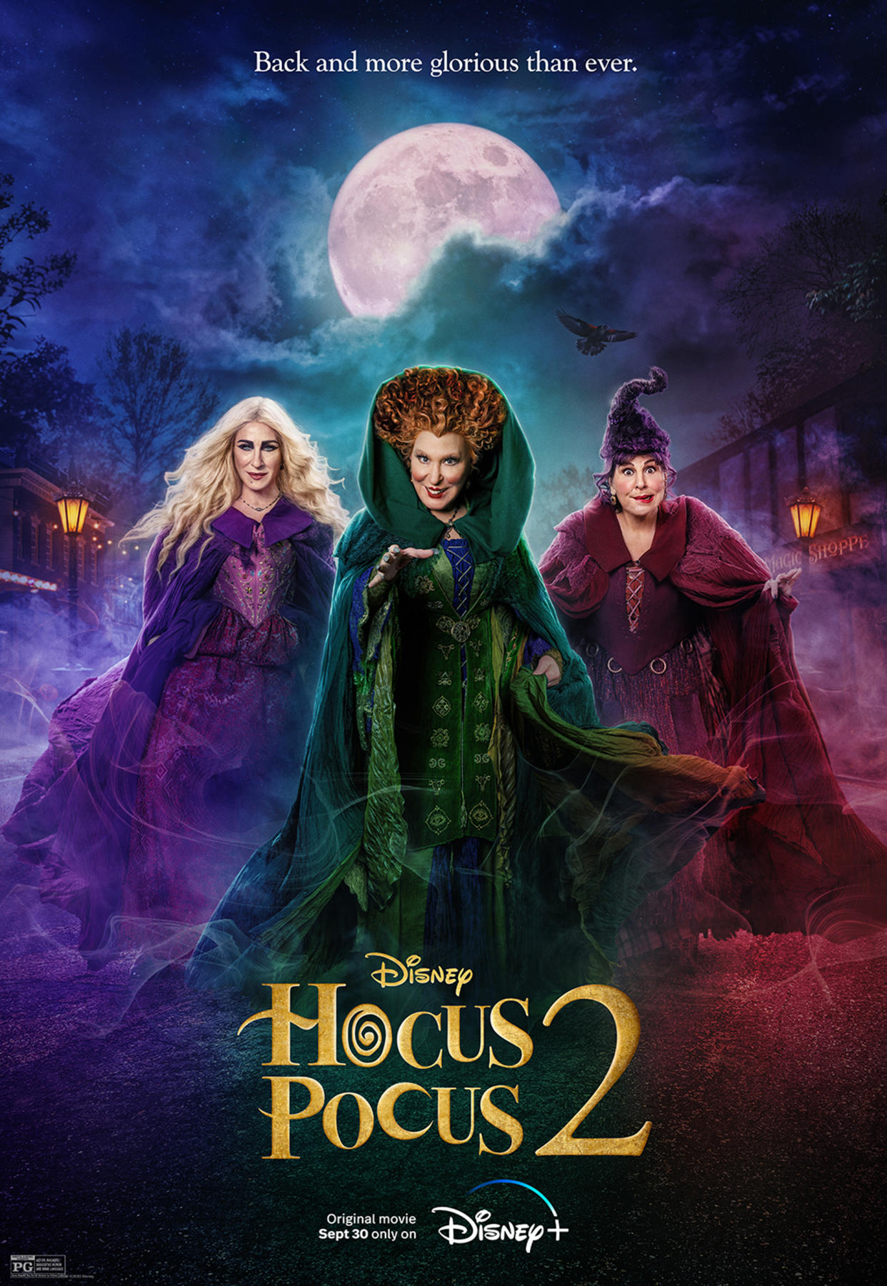 Hocus Pocus 2 poster. (Courtesy Disney Enterprises, Inc.)