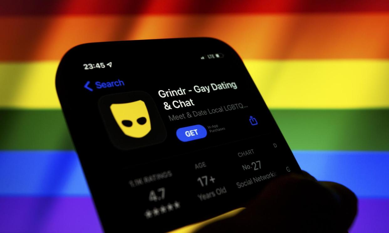 <span>Grindr says 43% of its users are looking for relationships and 61% aim to make friends.</span><span>Photograph: Andre M Chang/ZUMA Press Wire/Rex/Shutterstock</span>