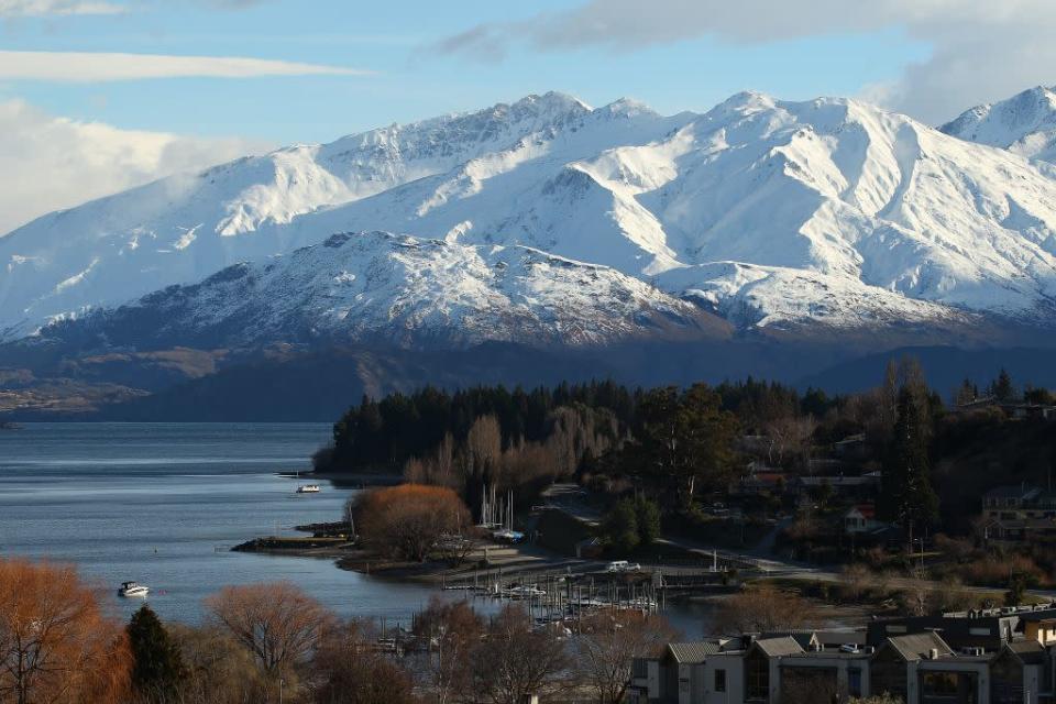 A general view of Wanaka town centre in Wanaka, New Zealand.