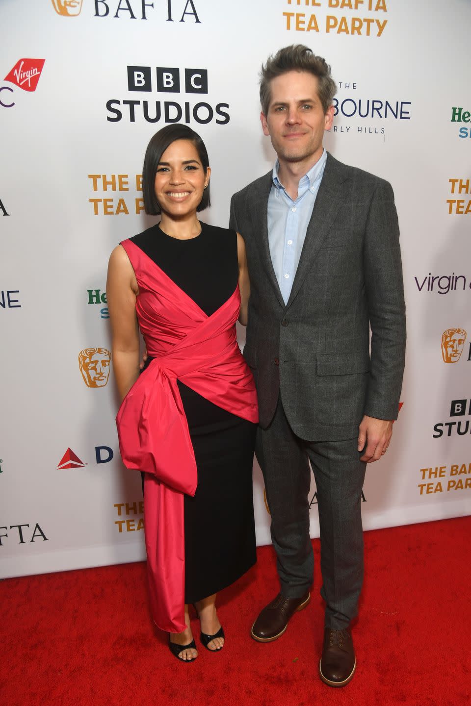 the bafta tea party presented by delta air lines, virgin atlantic and bbc studios los angeles productions red carpet