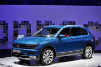 <p>Volkswagen Tiguan two-wheel-drive SUV<br>(Photo by Harold Cunningham/Getty Images) </p>