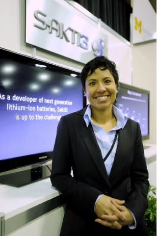 Ann Marie Sastry, CEO of startup lithium-ion cell maker Sakti3