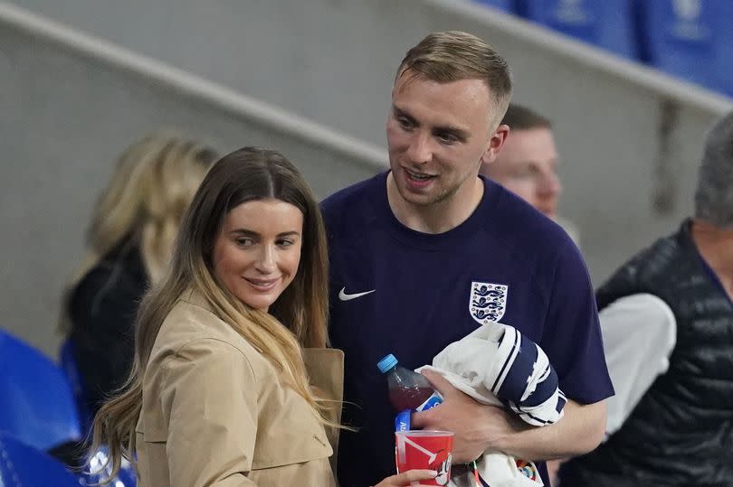 Jarrod Bowen and Dani Dyer