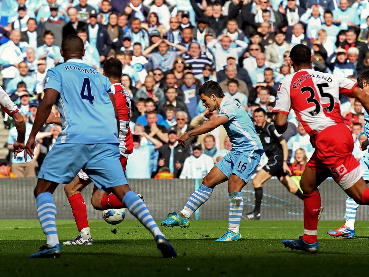 Aguero’s goal is one of the most famous in Premier League history  (Getty Images)