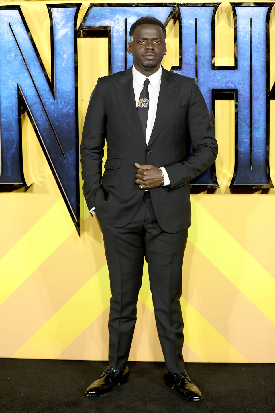 Daniel Kaluuya at the European Premiere of ‘Black Panther’ in London