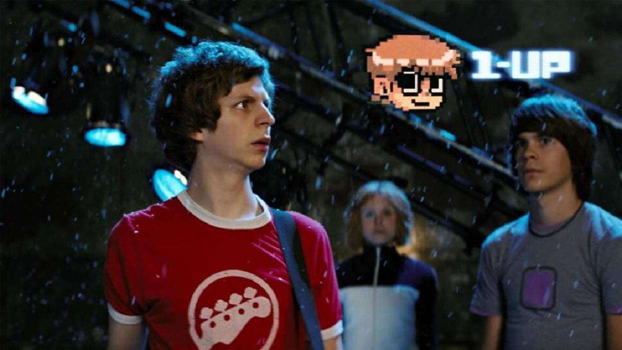  Michael Cera in Scott Pilgrim vs. The World. 