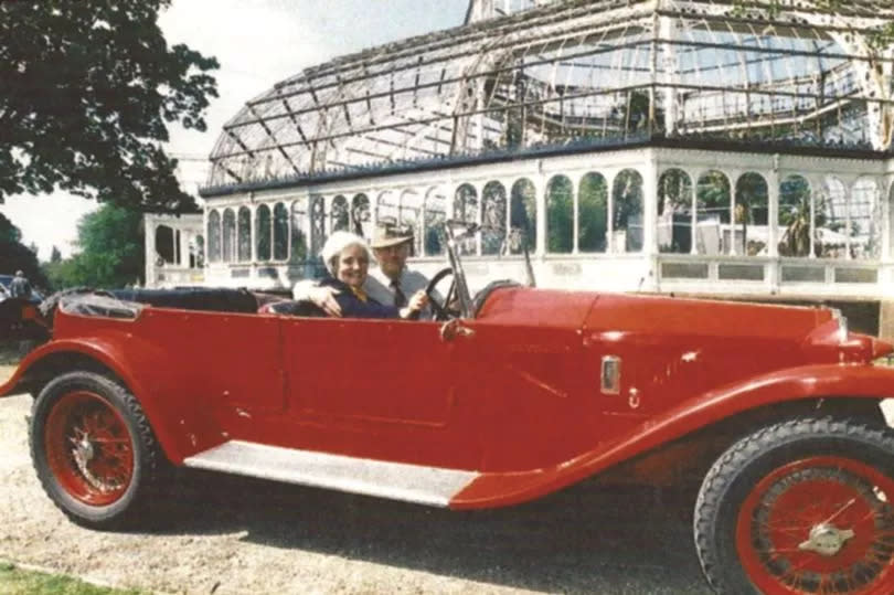 In the 1980s, author Kay Flavell recorded the stories of locals and businesses from in and around Lark Lane, Liverpool. Around 40 years later, she rediscovered her recordings and transcripts, turning the project into a published book. Pictured, Jane Baxter, who was interviewed and her husband Jim. The couple launched a campaign to restore the Palm House in the 1990s