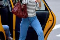 <p>Katie Holmes à New York le 5 août 2019</p>