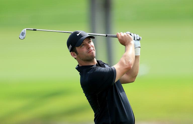Paul Casey plays his shot from the first fairway during the third round of the Honda Classic on March 1, 2015 in Florida