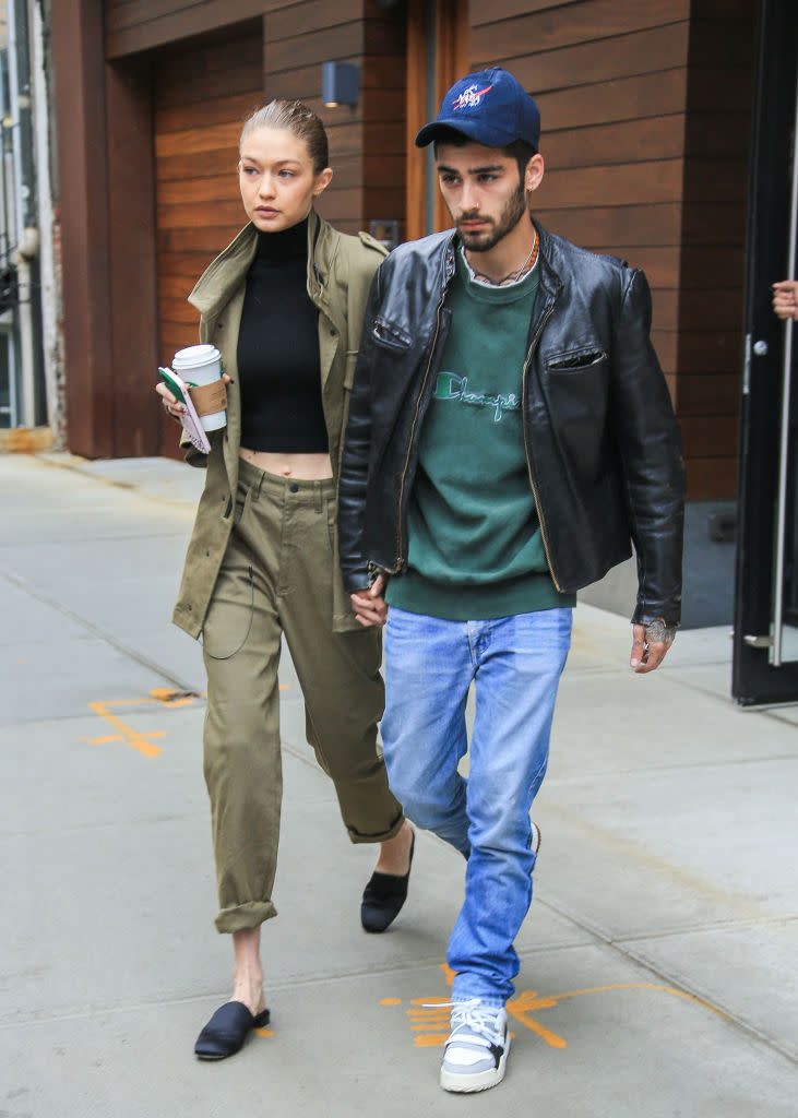 Gigi Hadid and Zayn Malik