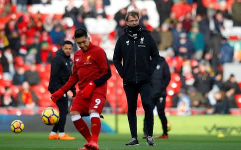 Klopp and Firmino - Credit: REUTERS