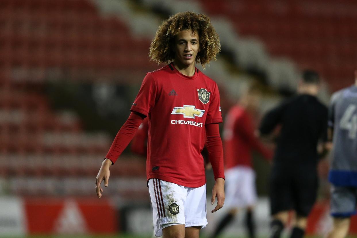 <p>Hannibal Mejbri has already shown glimpses of his huge potential this season</p> (Getty Images)