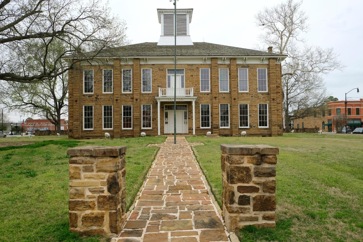 The Creek National Council House was built in 1878 and still stands today in the center of downtown Okmulgee.