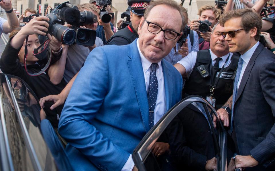 In July 2023, Spacey was found not guilty of nine sexual offences by a jury at Southwark Crown Court