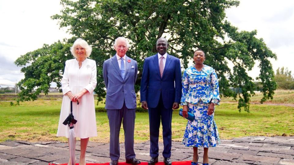 king charles iii and queen camilla visit kenya day 1