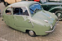 <p>The NWF 200 fell into the BMW Isetta microcar category but was slightly larger. Its off-the-wall pig-like design featured rear-hinged doors and a rear “engine” hatch with a window — almost like what you’d find on a Lamborghini! The NWF 200’s design was the concept of freelance journalist <strong>Norbert Stevenson</strong>.</p><p>Stevenson had few formal qualifications in auto design but his idea was simple: create a car that was slightly bigger and more stable than a bubble car, and it was driven by a small engine at the rear.</p>