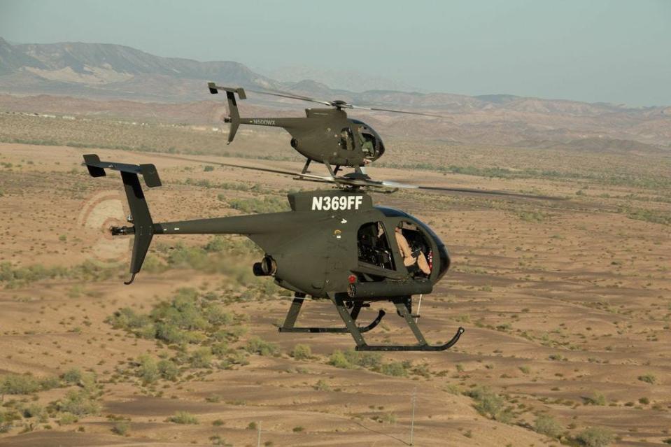 Boeing's Mesa facilities are the production site of A for the AH-64E Apache and AH-6 Light Attack/Reconnaissance helicopters.