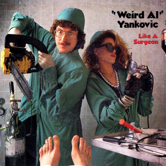 Weird Al  Yankovic  -  Like A Surgeon - Vintage vinyl album cover (Alamy Stock Photo)