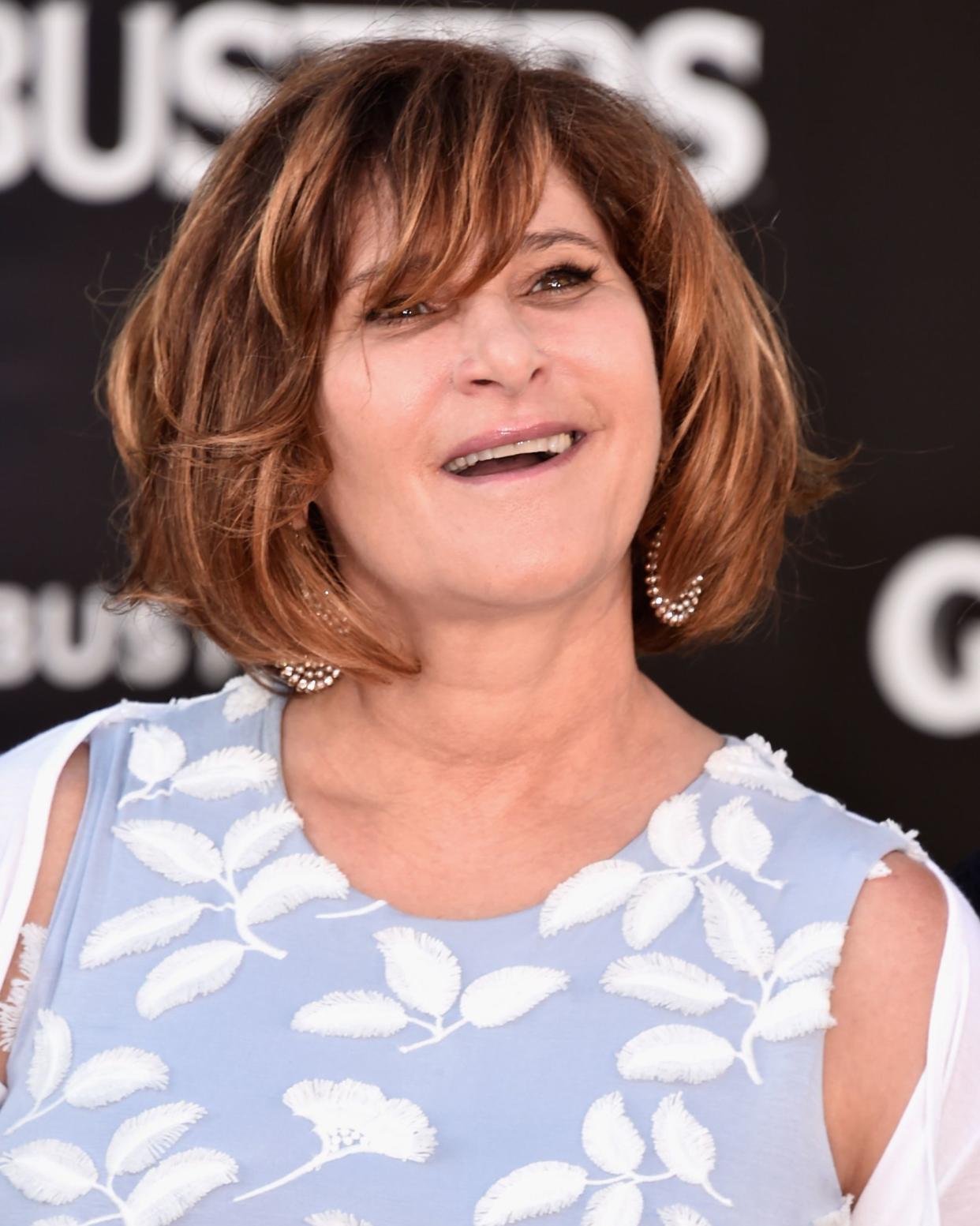 Producer Amy Pascal arrives at the Premiere of Sony Pictures' 'Ghostbusters' at TCL Chinese Theatre on July 9, 2016 in Hollywood, California.