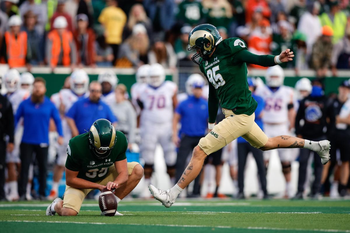 Colorado State football kicker Cayden Camper has left the program