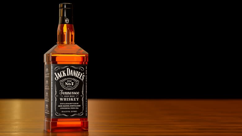 Bottle of Jack Daniel's whiskey