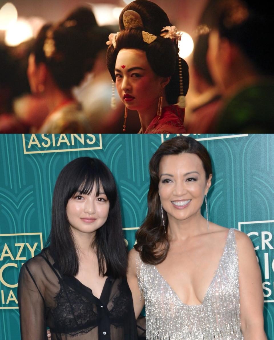 ming na wen daughter michaela live action mulan cameos