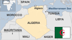 Map of Algeria