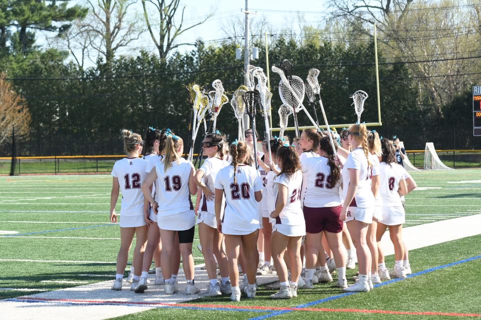 The Ridgewood High School Girls' Lacrosse Team dedicated their game against Immaculate Heart Academy on April 13 to raising funds for  Morgan’s Message, which strives to eliminate the stigma surrounding mental health within the student-athlete community.