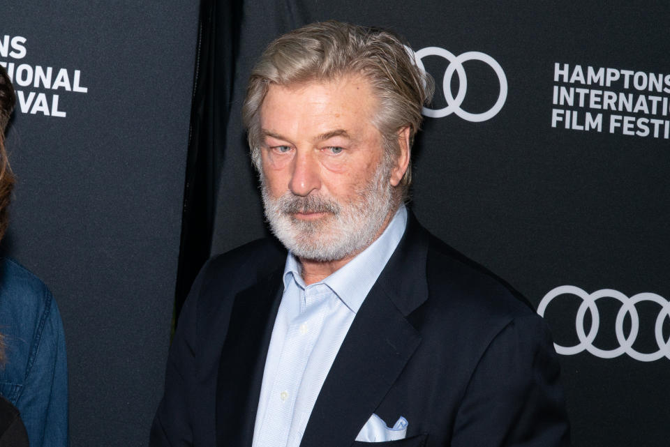 Alec Baldwin attends the 29th Annual Hamptons International Film Festival Opening Night screening of First Wave at Guild Hall in East Hampton, NY on October 7, 2021 (Photo by David Warren /Sipa? USA)