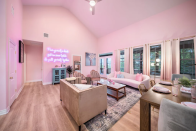 <p>Featuring are all of the inspiration you need to break out your paint brush and give your space a rosy makeover, this holiday home in Texas is the ultimate #Barbiecore retreat. It has space for up to 12 guests, a cosy fire pit, swimming pool and blush interiors.</p><p><a class="link " href="https://www.vrbo.com/en-gb/p9673570" rel="nofollow noopener" target="_blank" data-ylk="slk:BOOK NOW VIA VRBO;elm:context_link;itc:0;sec:content-canvas">BOOK NOW VIA VRBO</a> </p>