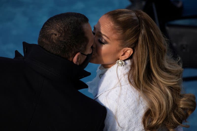 FILE PHOTO: J Lo and A-Rod at Biden's inauguration