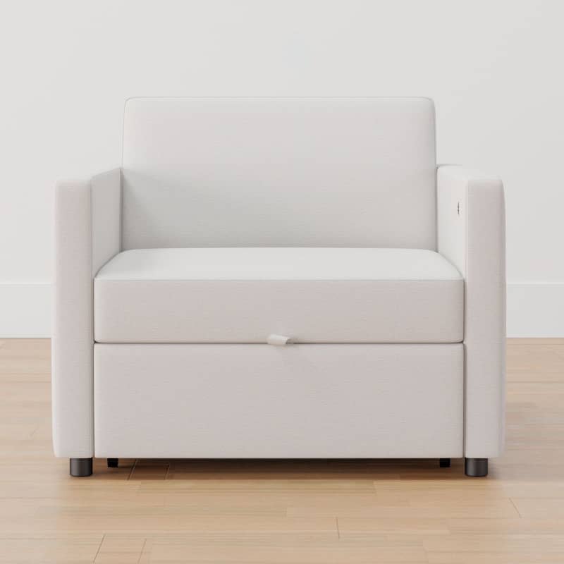 Pacifica Square Arm Upholstered Sleeper Armchair