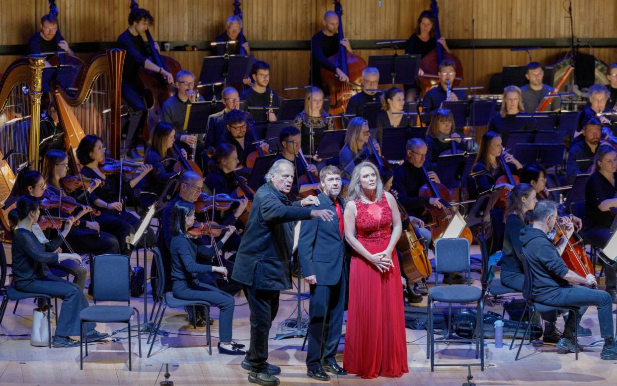 The London Philharmonic Orchestra performance of Wagner's Gotterdamerung at the Royal Festival Hall