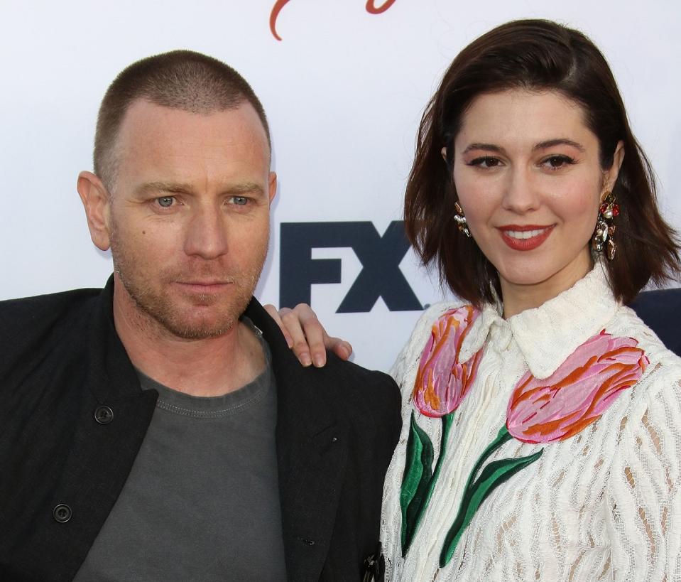 Ewan and Mary Elizabeth were spotted kissing. Copyright: [Rex]