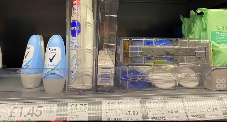 Some of the more expensive personal hygiene products are being stolen. (SWNS)