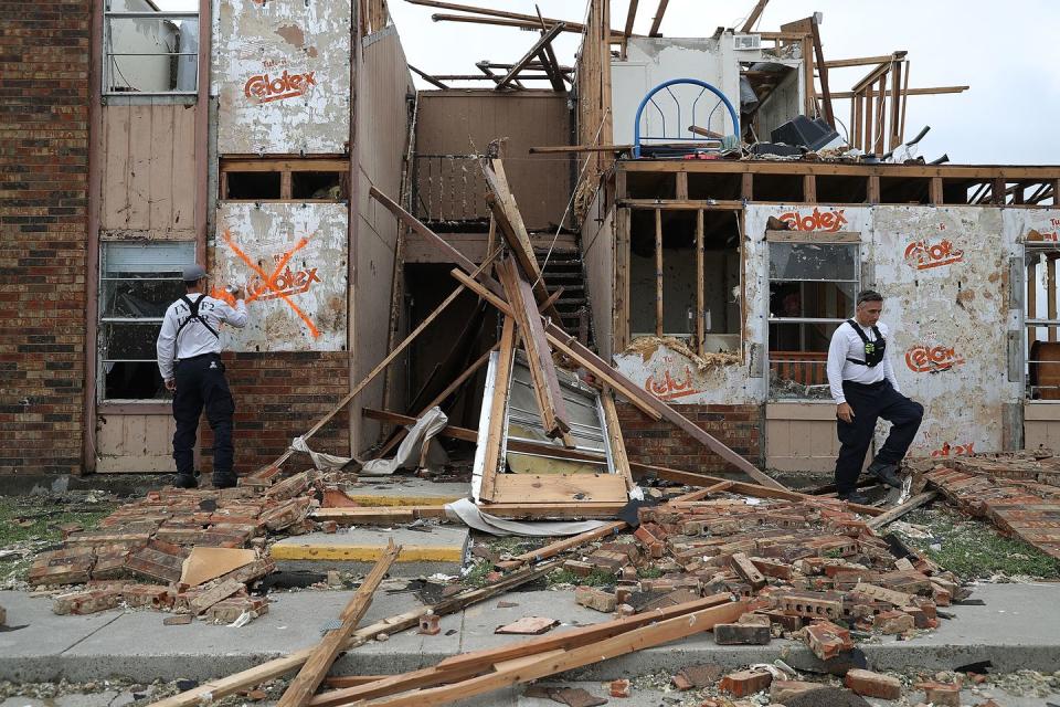 Destruction caused by Harvey in Texas