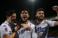 Britain Football Soccer - Cambridge United v Leeds United - FA Cup Third Round - Cambs Glass Stadium - 9/1/17 Leeds' Alex Mowatt celebrates scoring their second goal Action Images via Reuters / Matthew Childs Livepic