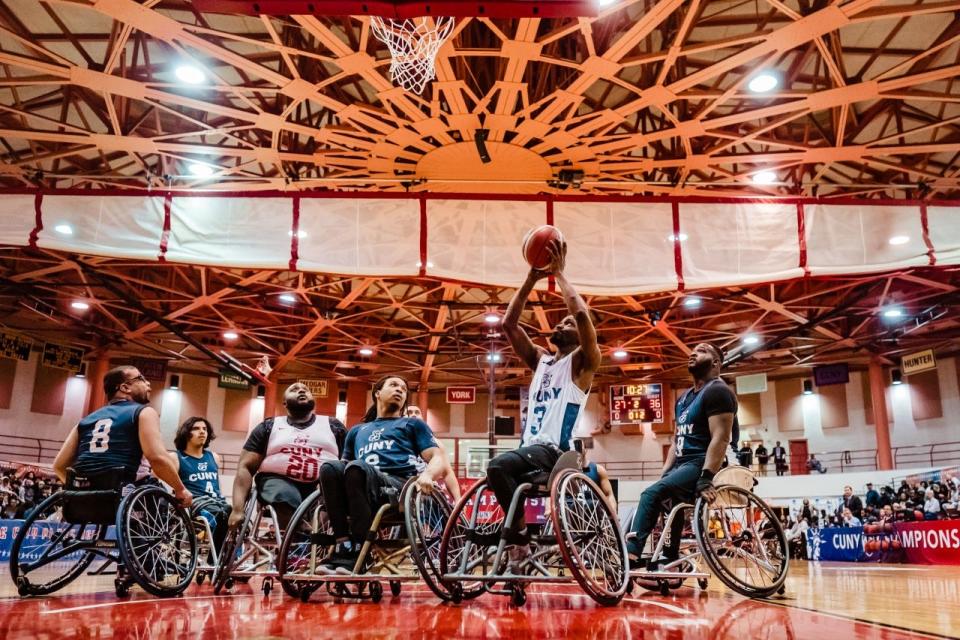 City University of New York is one of just 15 schools nationwide offering competitive adaptive sports like the National Wheelchair Basketball Association.