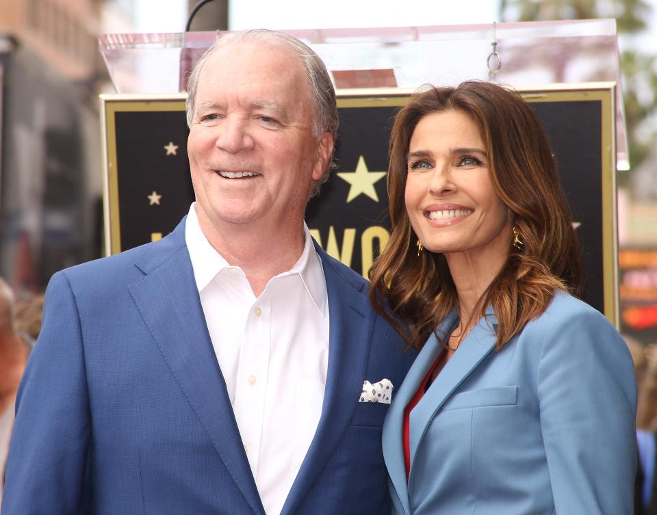 Ken Corday and Kristian Alfonso at Corday's ceremony at the Hollywood Walk of Fame