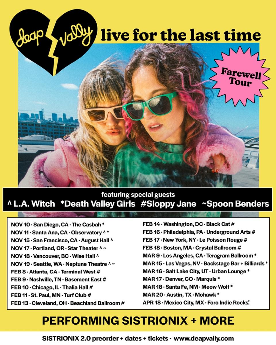 deap vally farewell tour poster final project sistrionix 2.0