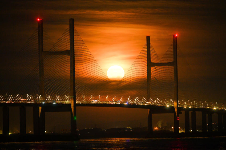 Hunter’s Moon sunsets around UK