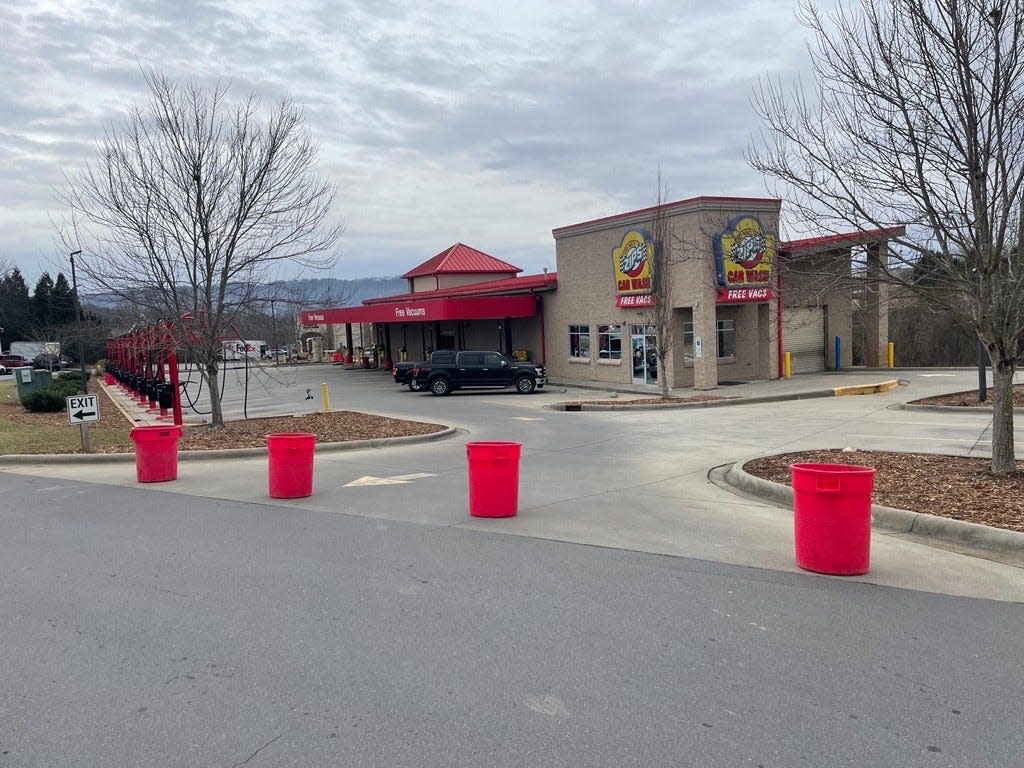 Zips Car Wash in Weaverville after an employee was killed Jan. 14, 2024 after apparently becoming entrapped in the machinery.