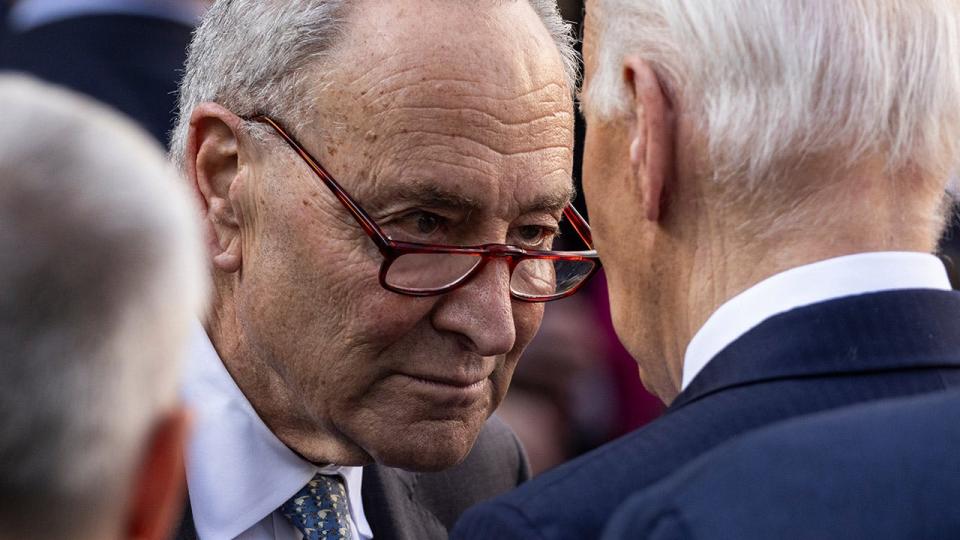 Schumer addresses Biden