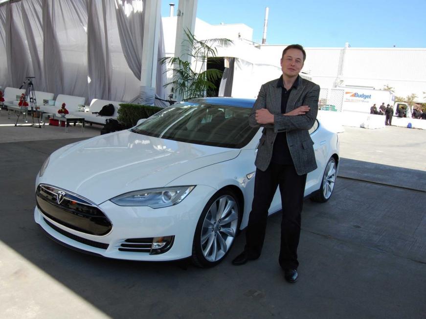 Tesla Model S Elon Musk