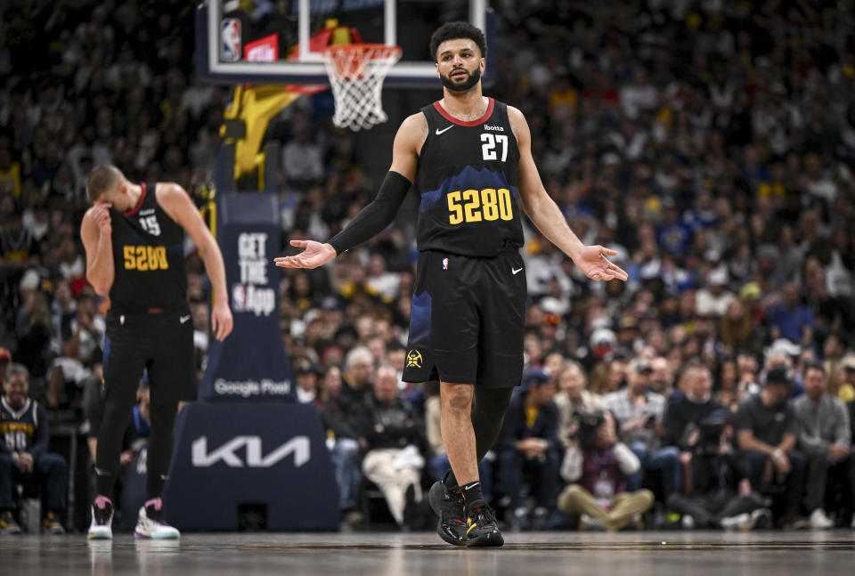 Jamal Murray hit a wild game-winning shot on Monday night in Game 2 of their series against the Lakers. 