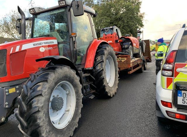 Explosion at Donegal service station